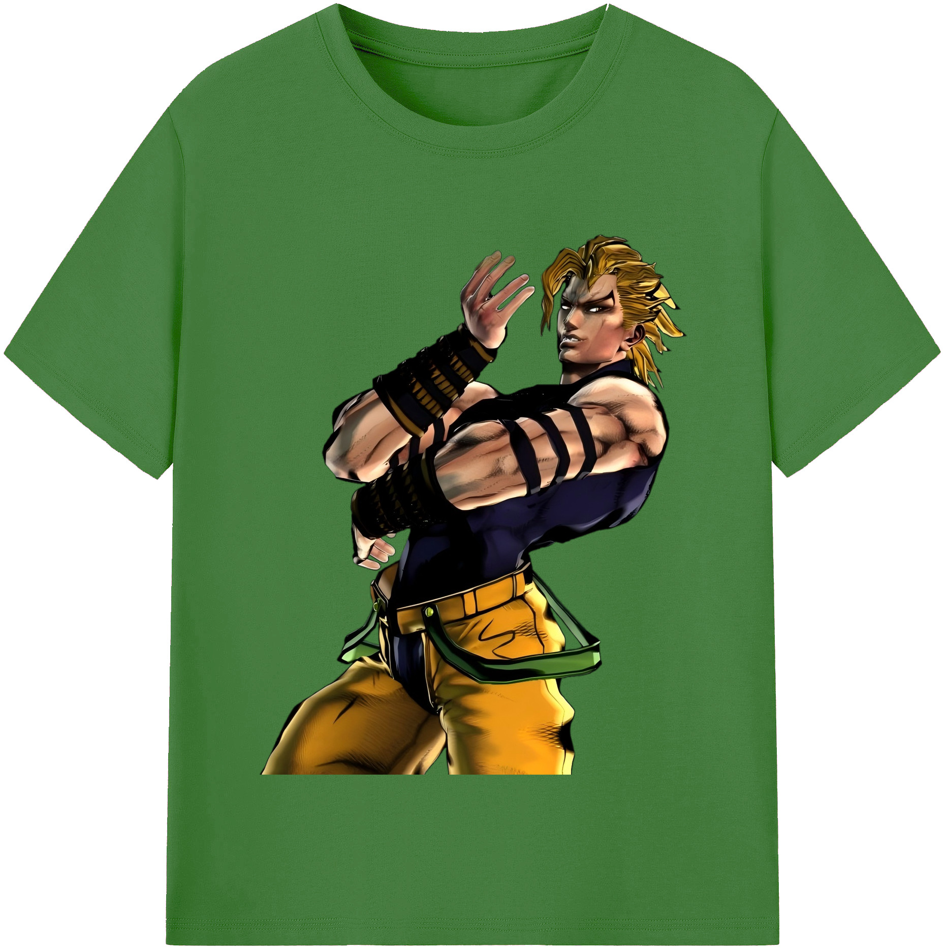 （画像用） ジョジョの奇妙な冒険 ディオ?ブランドー JoJo's Bizarre Adventure Dio Brando レディースカジュアルプリントTシャツ（綿100％）